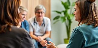 therapeutic support group setting, personality disorder treatment, safe clinical environment, professional mental healthcare